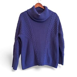 Chicos sweater purple Cotton blend
Size large Chicos size 2